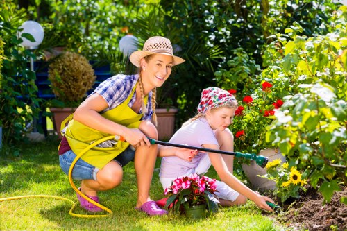 Eltham gardener maintaining a well-kept garden